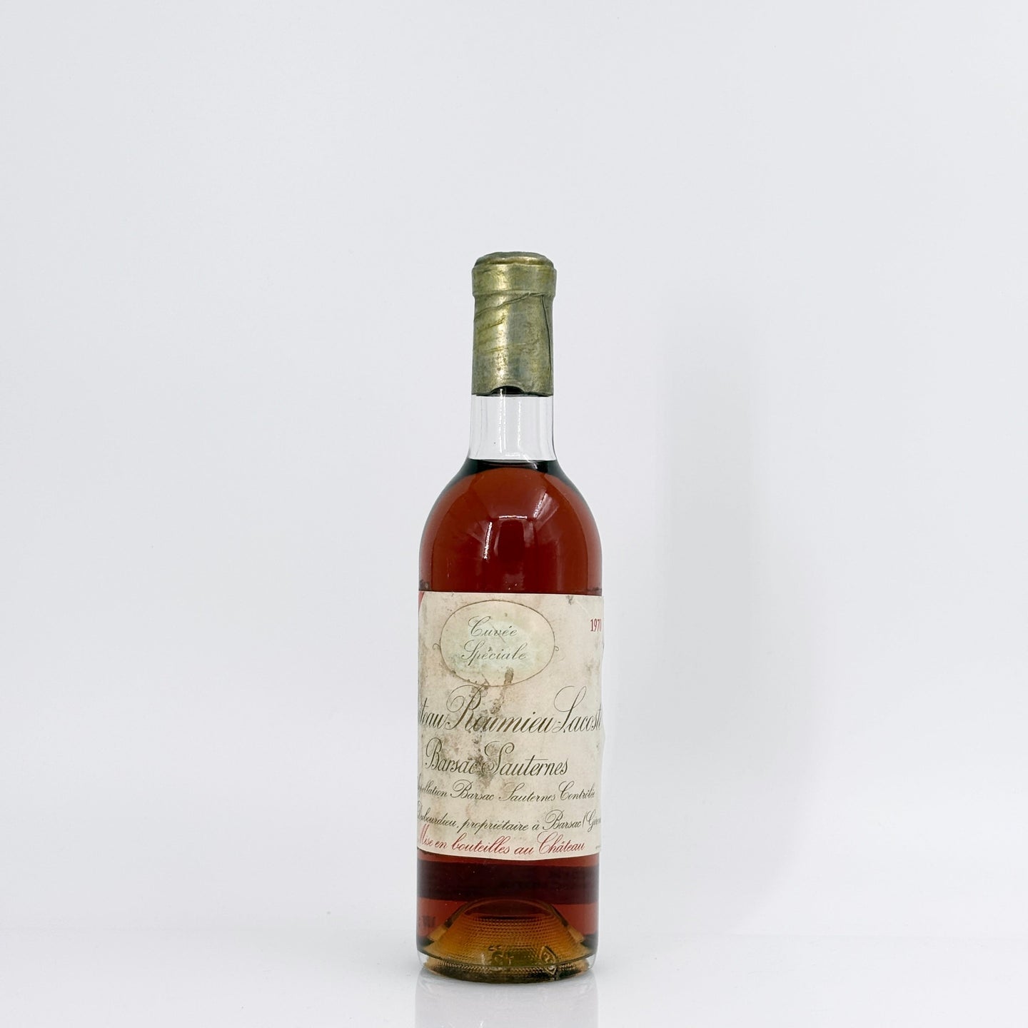 1970 Chateau Roumieu-Lacoste Sauternes, France 375ml