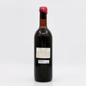 Wine bottle with a label on a white background