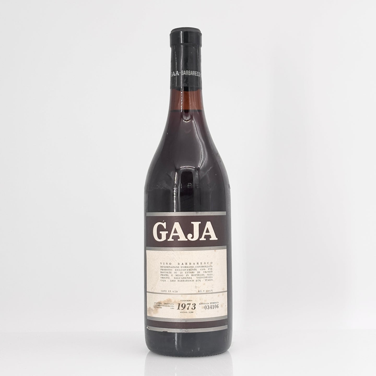 1973 Gaja Barbaresco DOCG Piedmont, Italy (Lot 1)