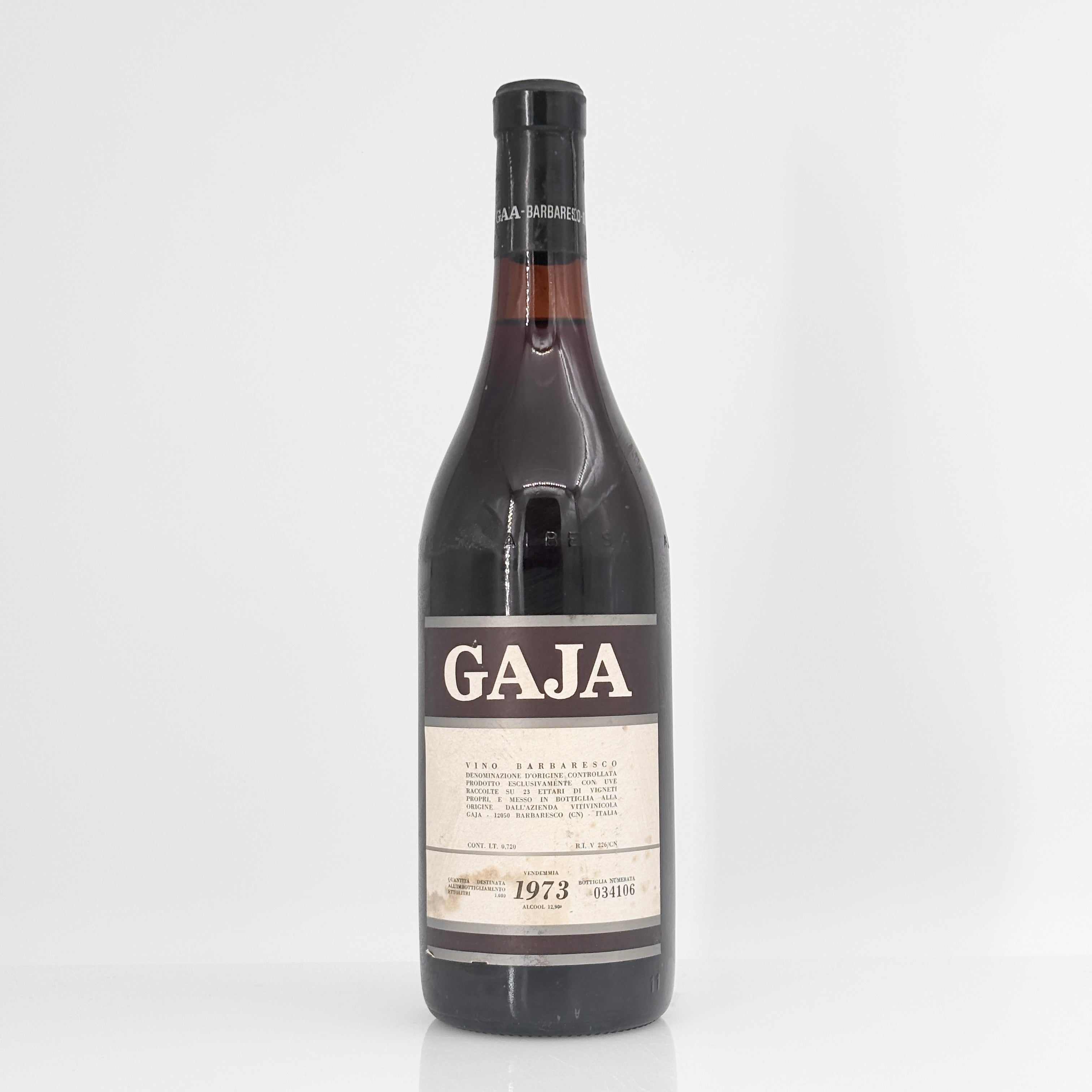 1973 Gaja Barbaresco DOCG Piedmont, Italy (Lot 1)