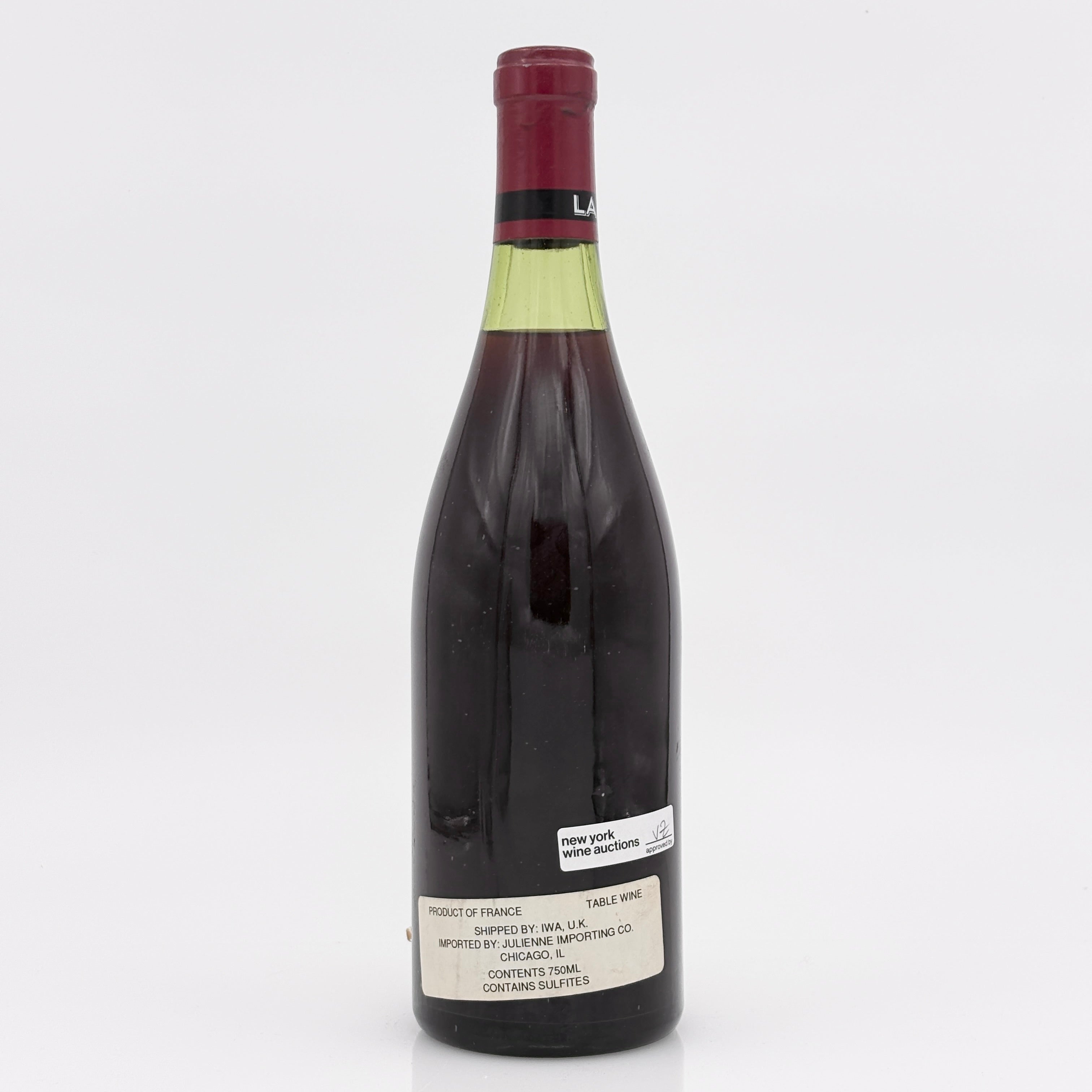 1976 Domaine de la Romanée-Conti La Tâche Monopole Cote de Nuits, France