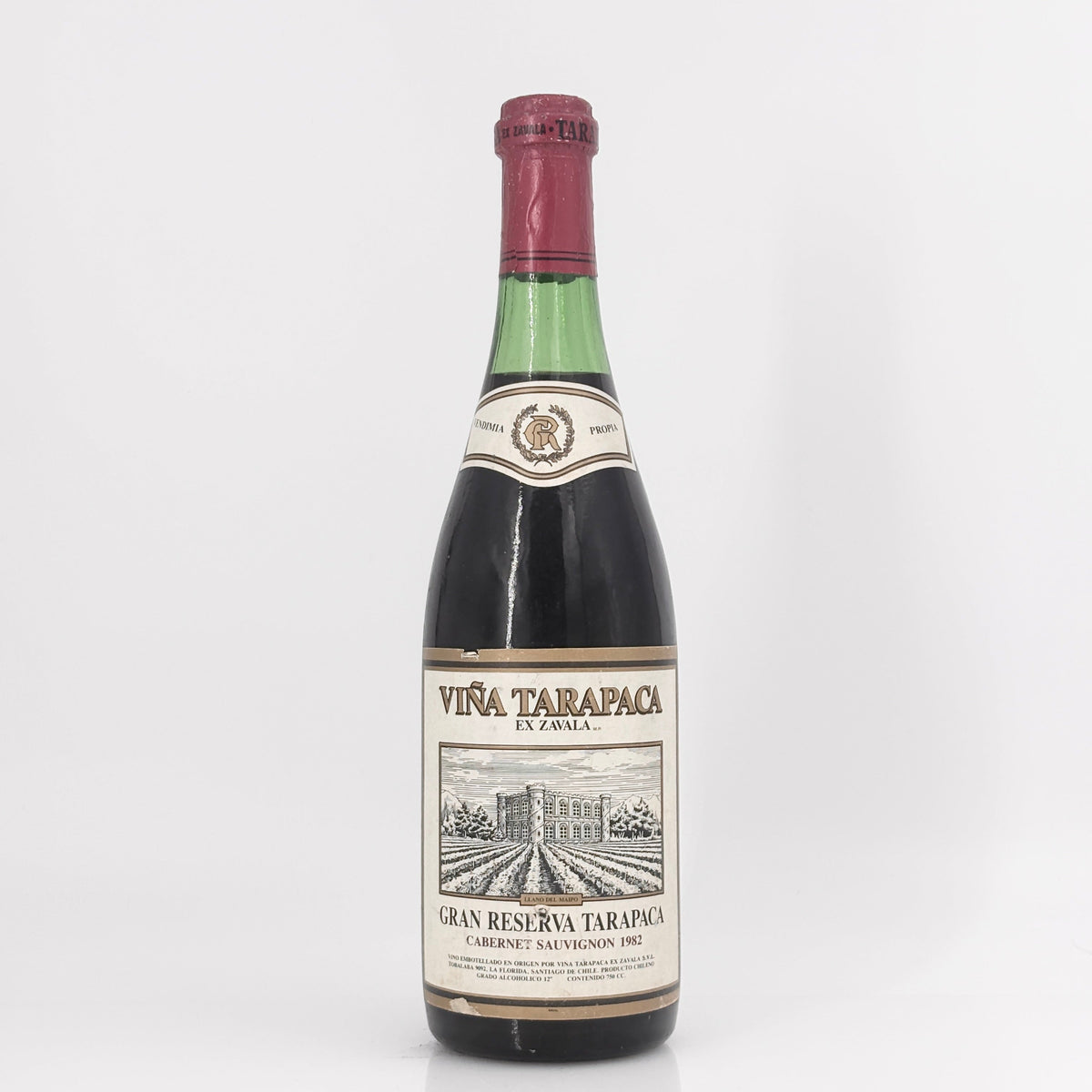 1982 Vina Tarapaca Gran Reserva Tarapaca Cabernet Sauvignon Maipo Valley, Chile