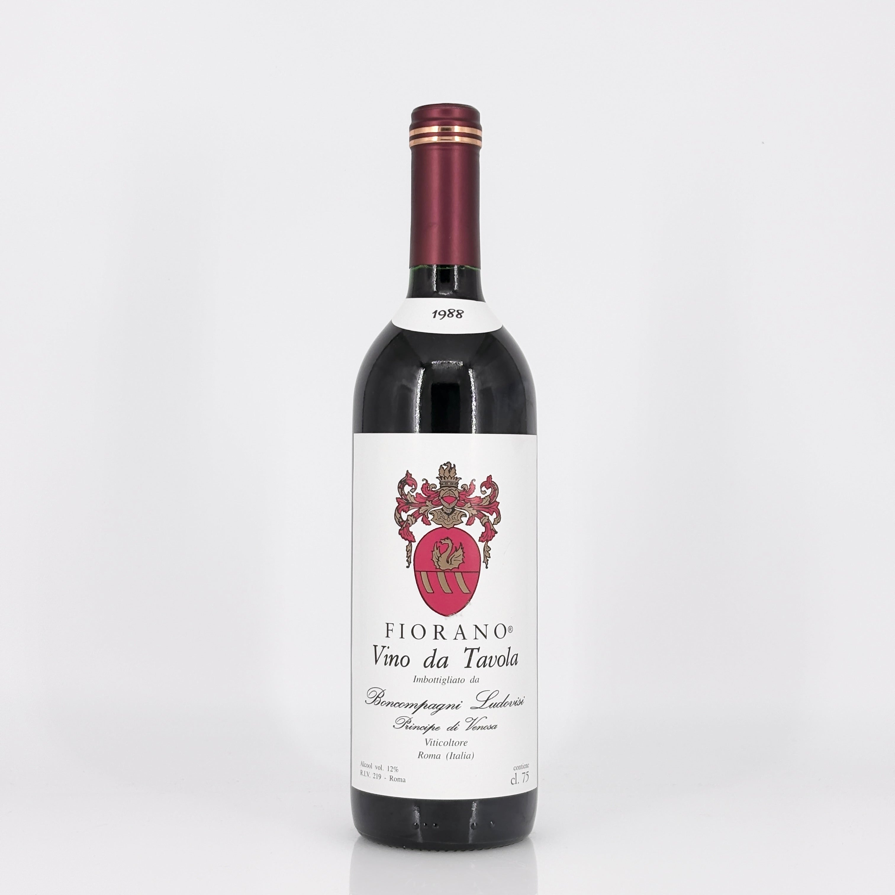 1988 Tenuta di Fiorano 'Fiorano' Rosso, Lazio, Italy