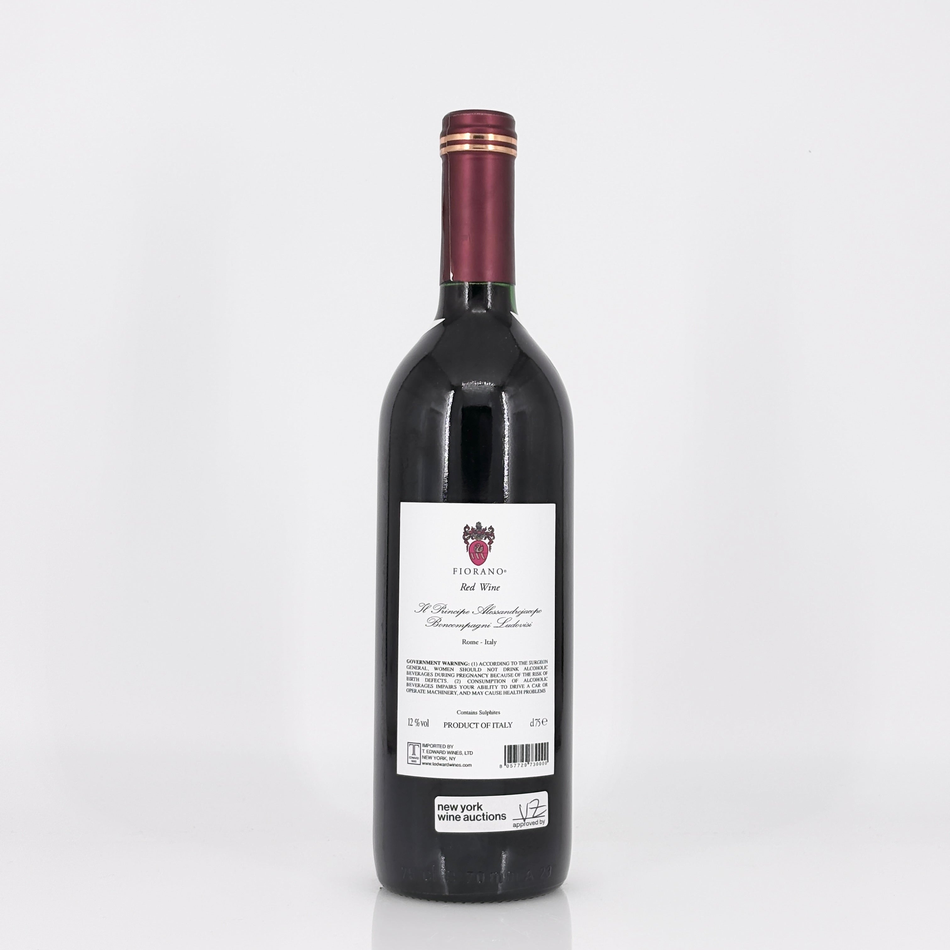 1988 Tenuta di Fiorano 'Fiorano' Rosso, Lazio, Italy