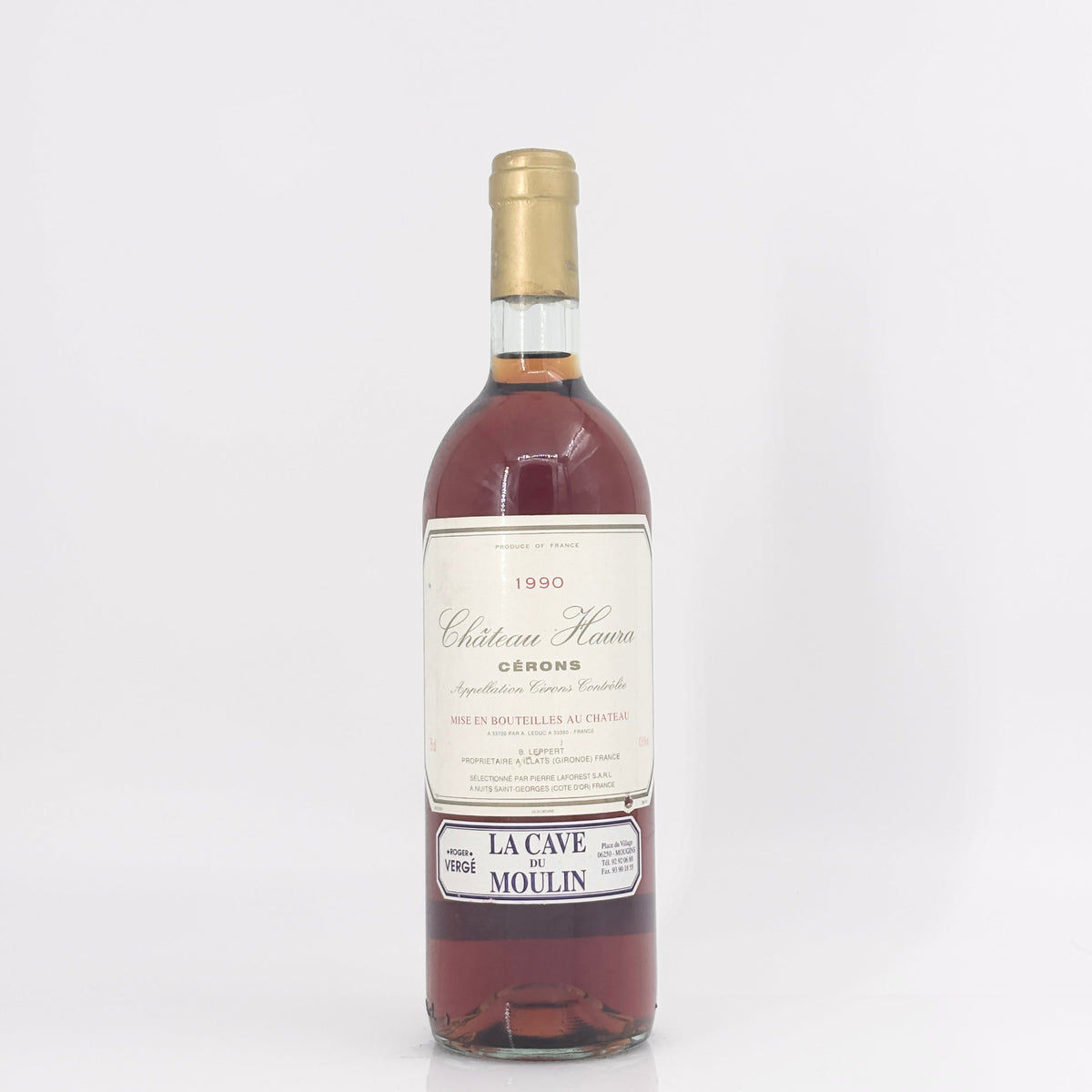 1990 Chateau Haura Blanc Cerons, France