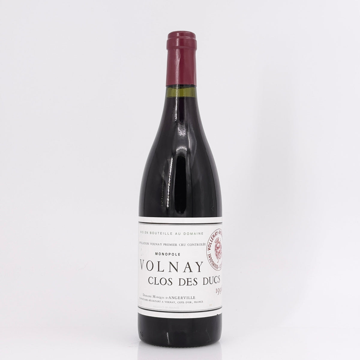 1996 Domaine Marquis d'Angerville Clos des Ducs Volnay Premier Cru, France