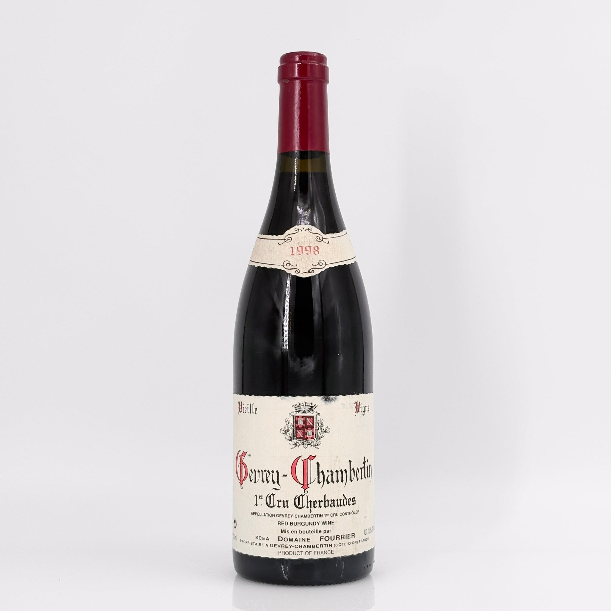 1998 Domaine Fourrier Les Cherbaudes Vieilles Vignes Gevrey-Chambertin Premier Cru, France