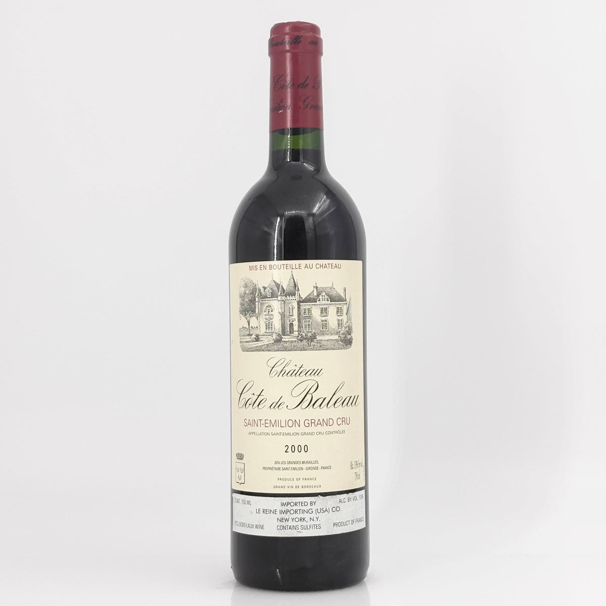 2000 Chateau Cote de Baleau Saint-Emilion Grand Cru, France