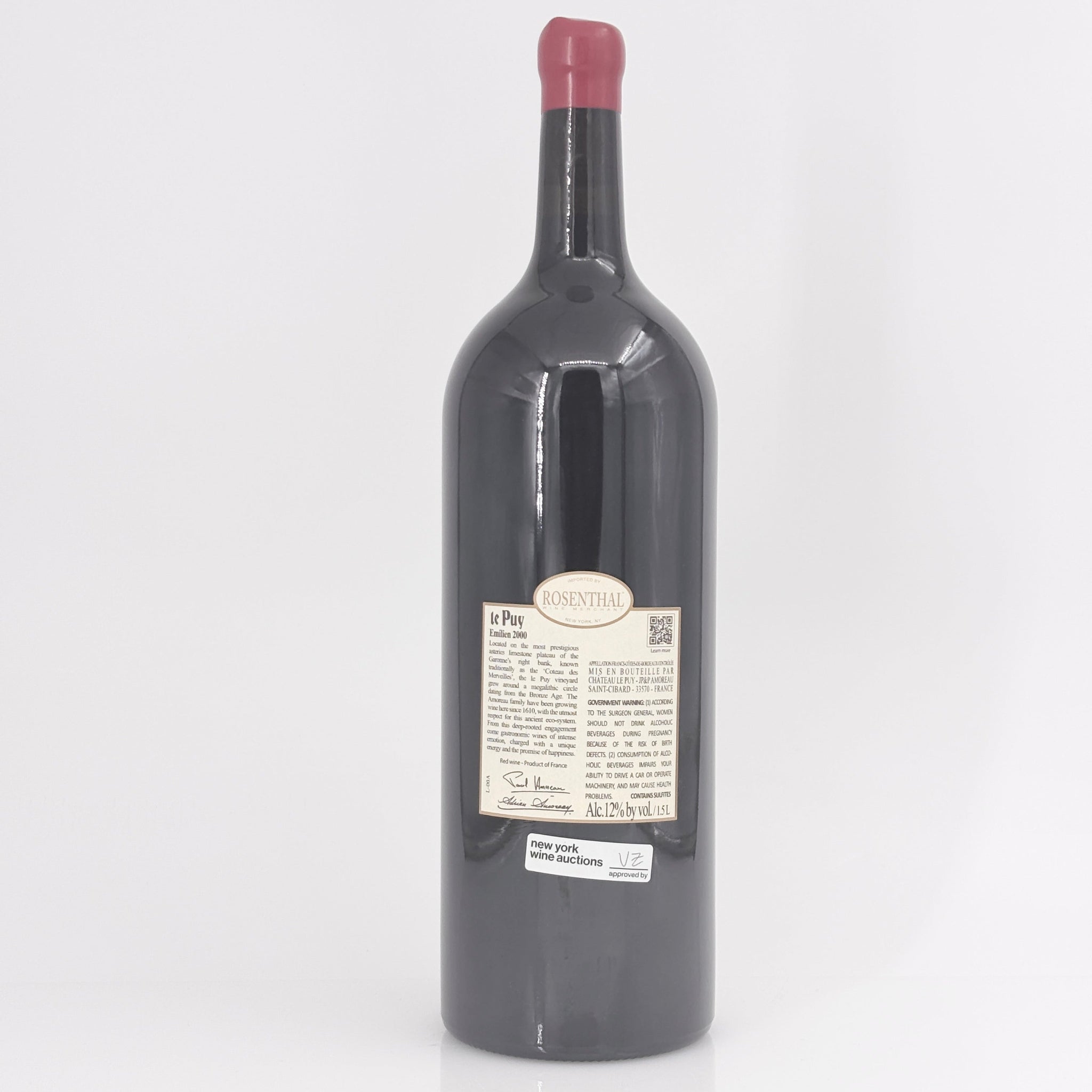 2000 Chateau le Puy 'Cuvee Emilien', Cotes de Francs, France  1.5L Magnum