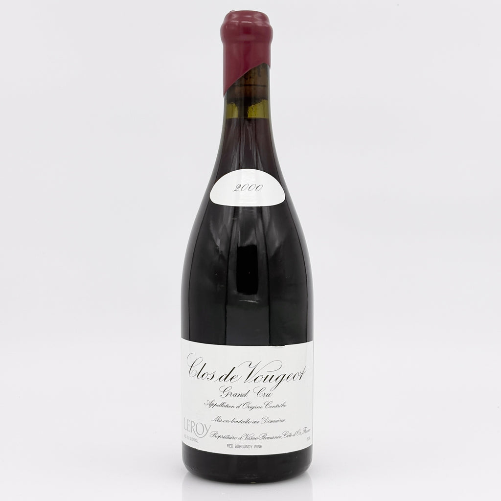 Wine bottle with a label on a white background