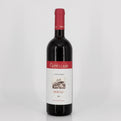Red wine bottle with 'Cappellano' label on a white background