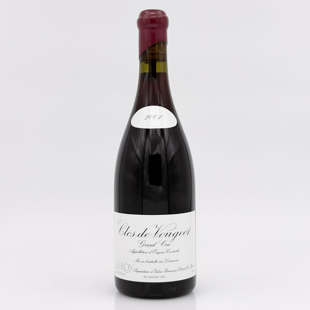 Wine bottle with a white label on a light gray background