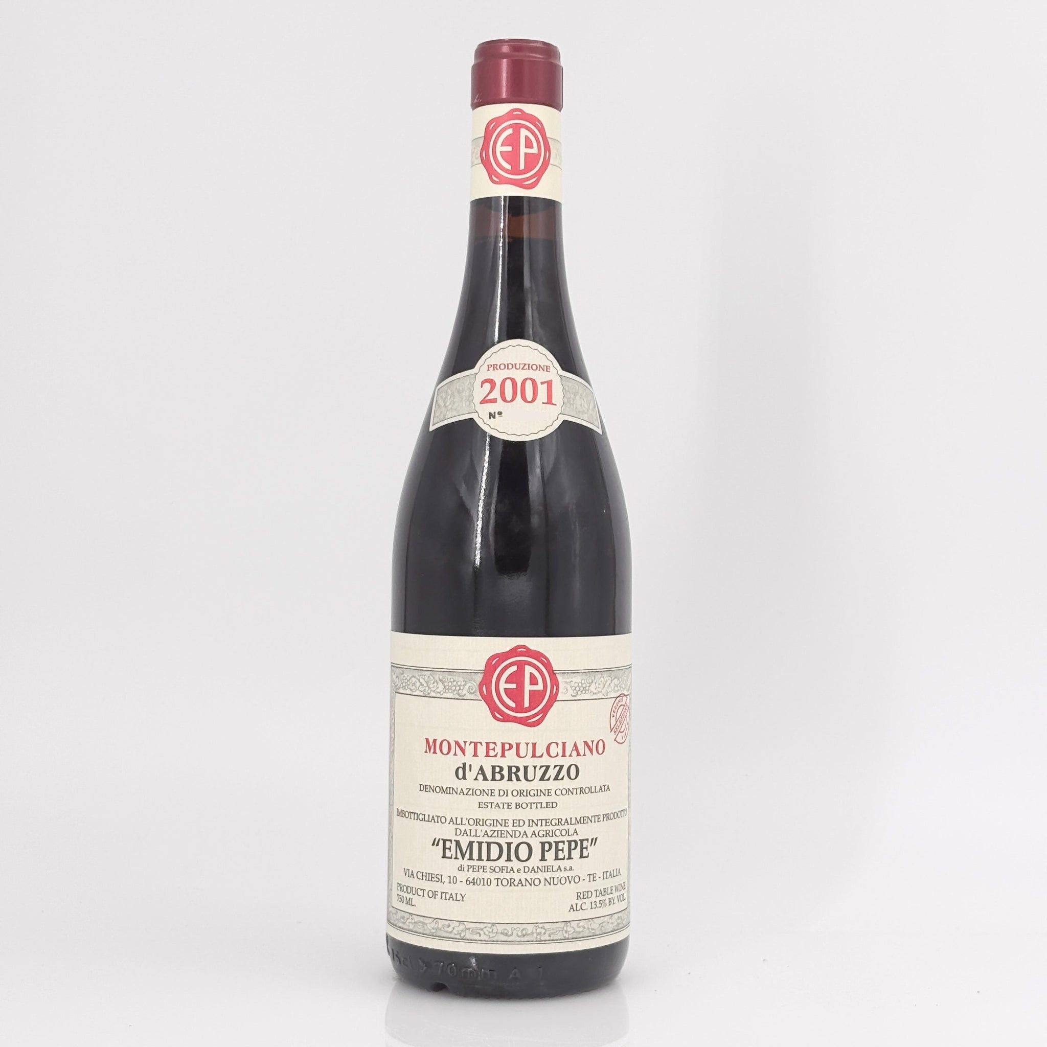 2001 Emidio Pepe Montepulciano d'Abruzzo, Italy