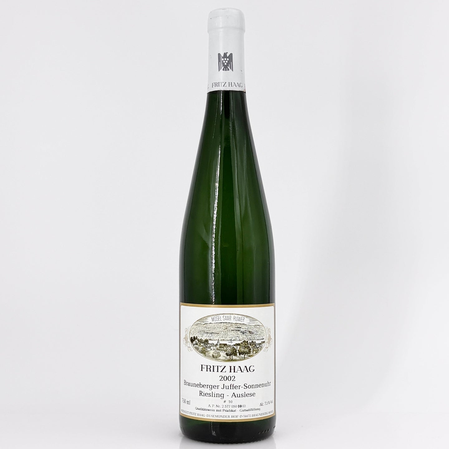 2002 Fritz Haag Brauneberger Juffer-Sonnenuhr Riesling Auslese, Mosel, Germany