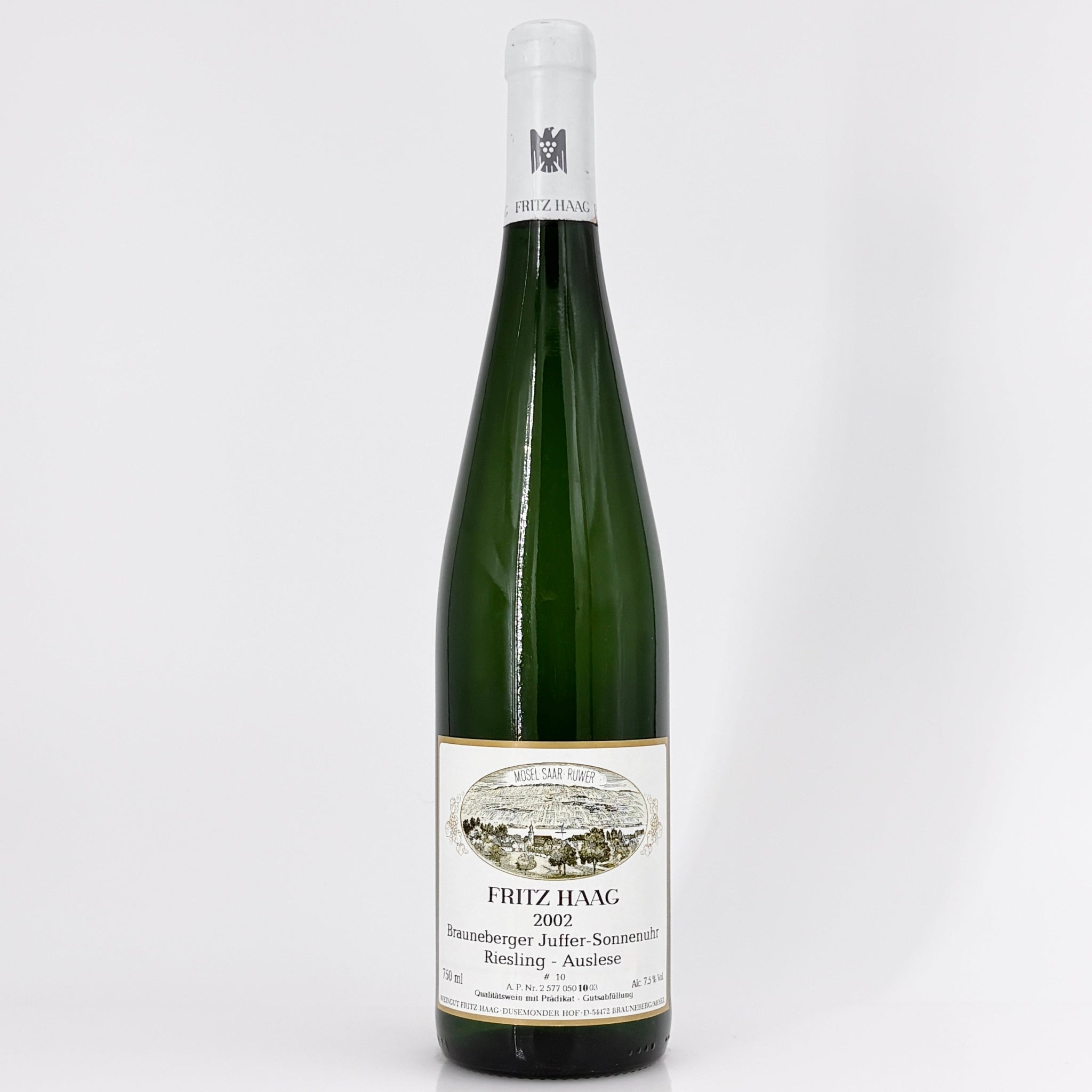 2002 Fritz Haag Brauneberger Juffer-Sonnenuhr Riesling Auslese, Mosel, Germany
