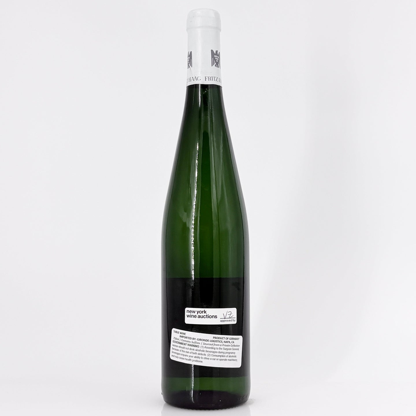 2002 Fritz Haag Brauneberger Juffer-Sonnenuhr Riesling Auslese, Mosel, Germany