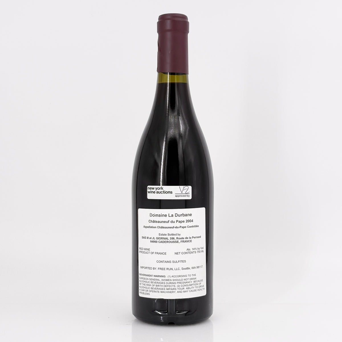 2004 Domaine de la Durbane Châteauneuf-du-Pape Rhone, France