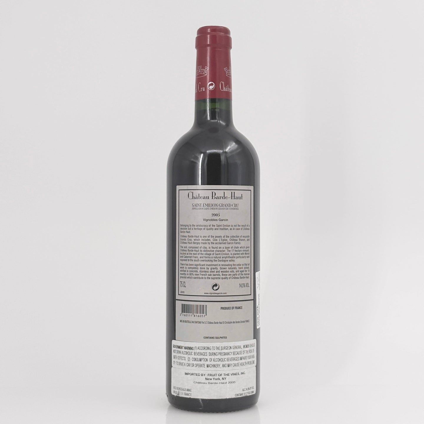 2005 Chateau Barde-Haut, Saint-Emilion Grand Cru, France