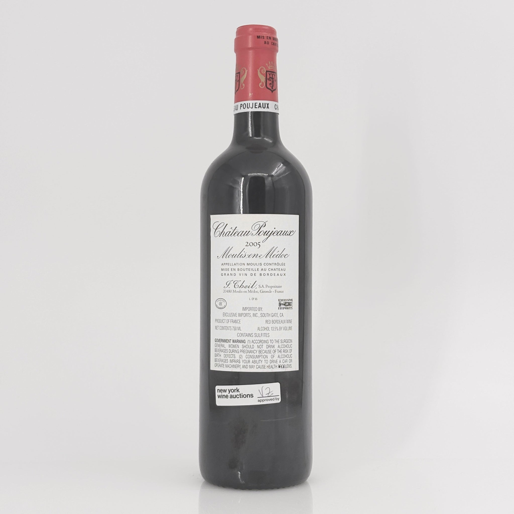 2005 Chateau Poujeaux, Moulis-en-Medoc, France