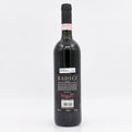 Red wine bottle with 'Radiçi' label on a white background