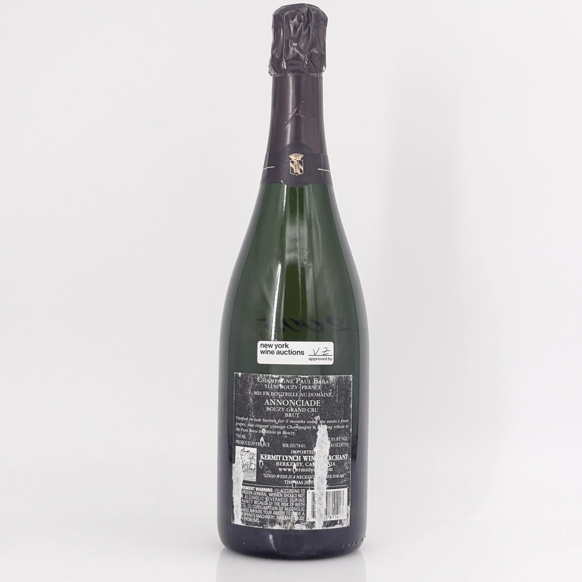 2005 Paul Bara Annonciade Grand Cru Brut Millesime, Champagne, France