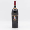 Biondi-Santi wine bottle on a white background
