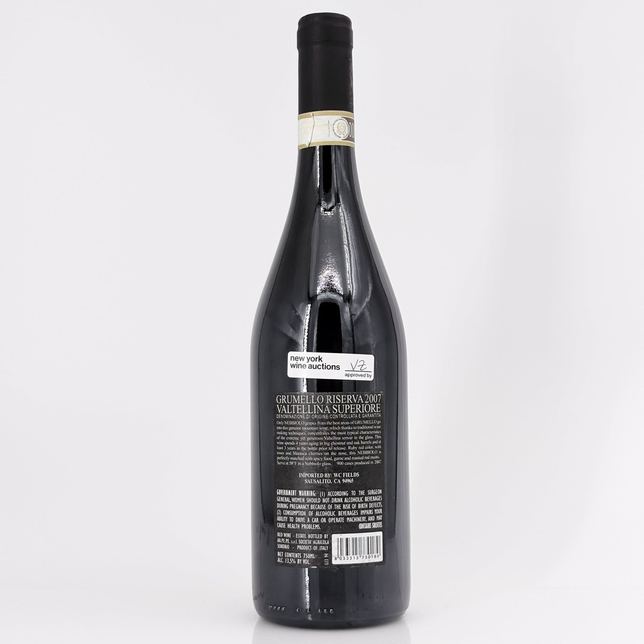 2007 Ar.Pe.Pe. Grumello Buon Consiglio Valtellina Superiore Riserva, Lombardy, Italy
