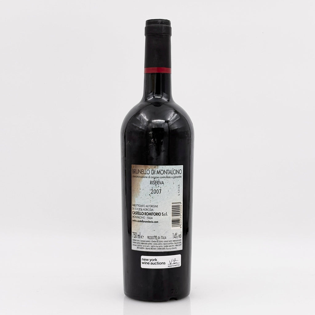Bottle of wine on a white background
