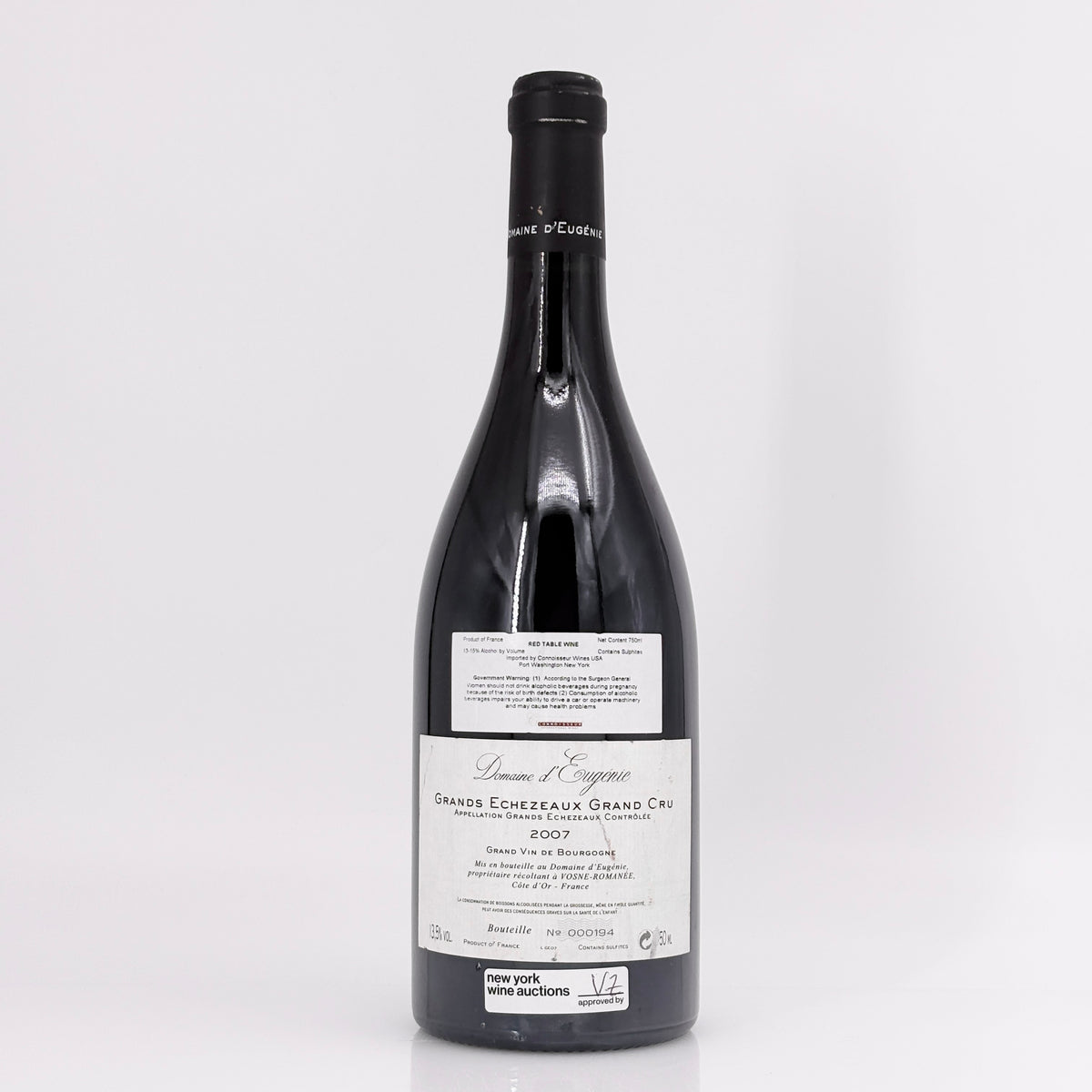 2007 Domaine d'Eugenie Echezeaux Grand Cru Cote de Nuits, France (Lot 2)