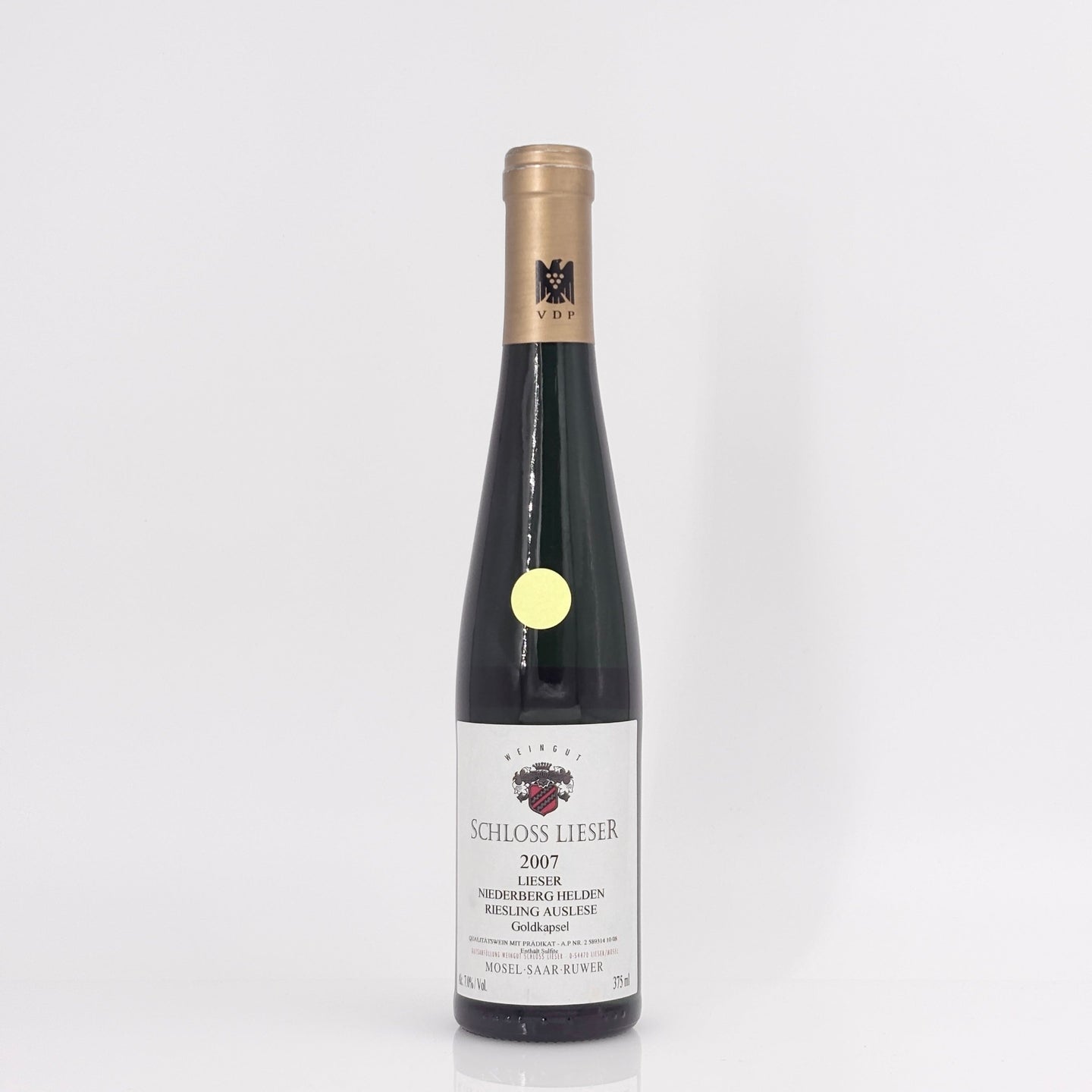 2007 Schloss Lieser-Thomas Haag Lieserer Niederberg Helden Riesling Auslese Lange Goldkapsel, Mosel, Germany 375ml
