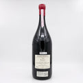 Wine bottle with a label on a white background