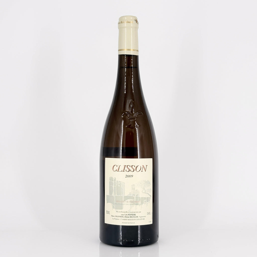 Bottle of wine on a white background