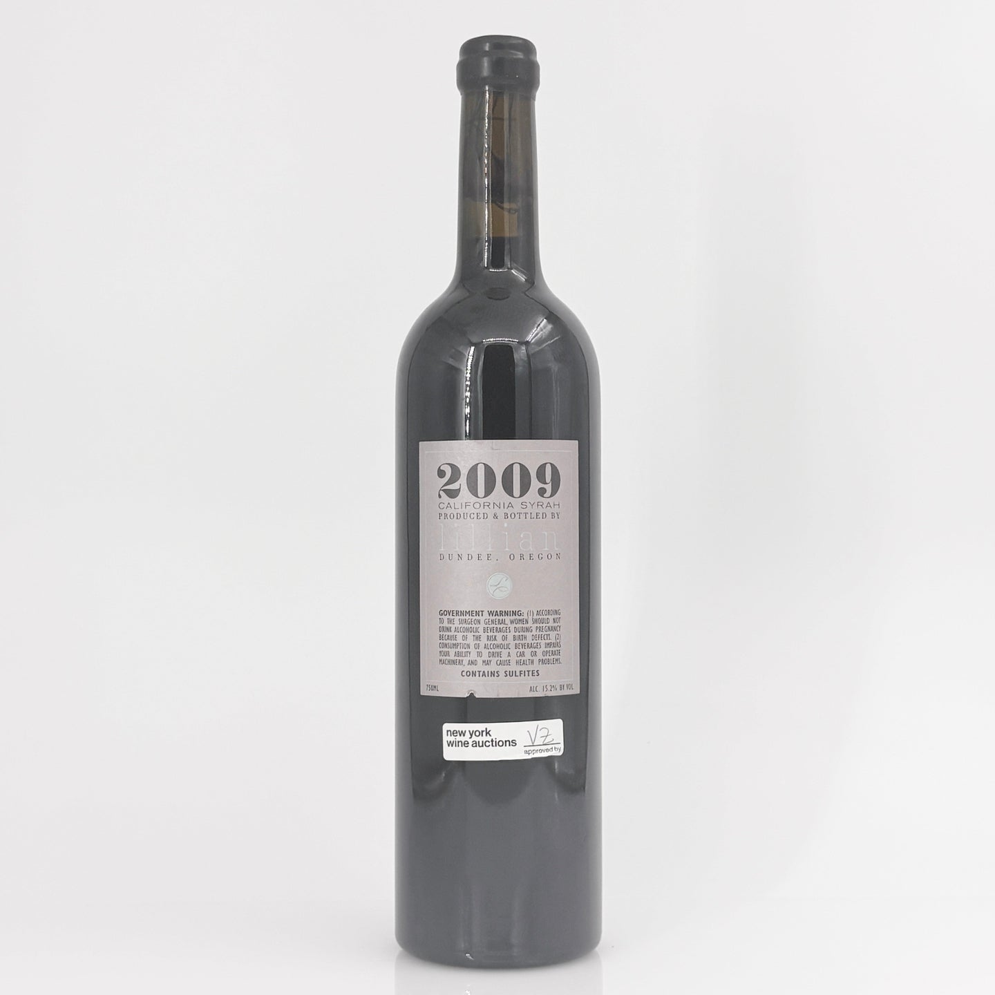 2009 Lillian Blue Label Syrah Santa Barbara County, USA
