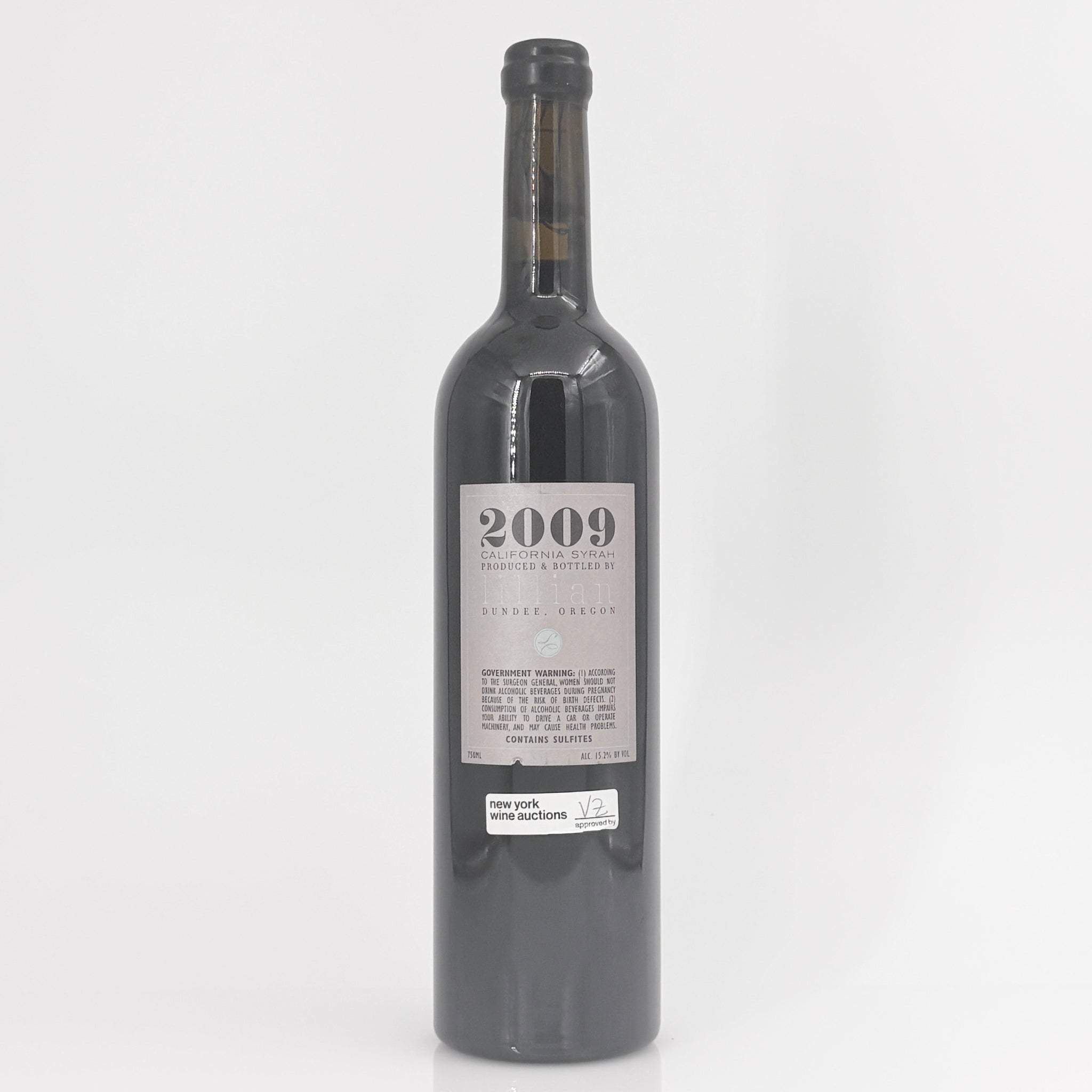 2009 Lillian Blue Label Syrah Santa Barbara County, USA