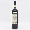 Wine bottle with label on a white background
