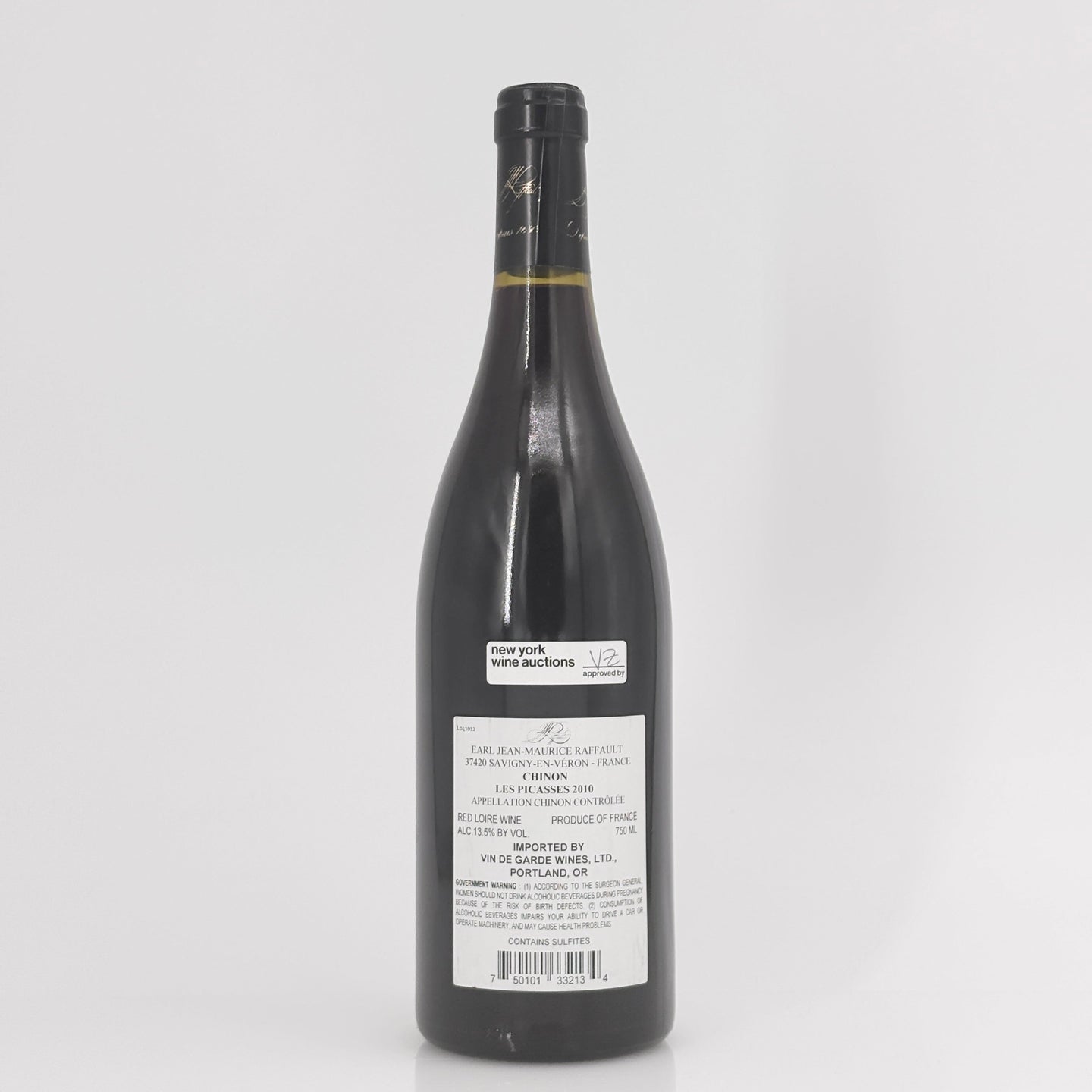2010 Jean-Maurice Raffault Chinon Les Picasses, Loire, France