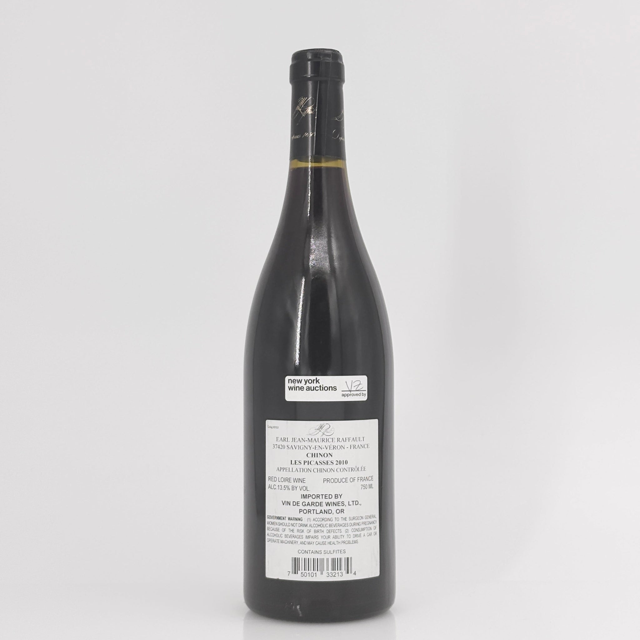 2010 Jean-Maurice Raffault Chinon Les Picasses, Loire, France