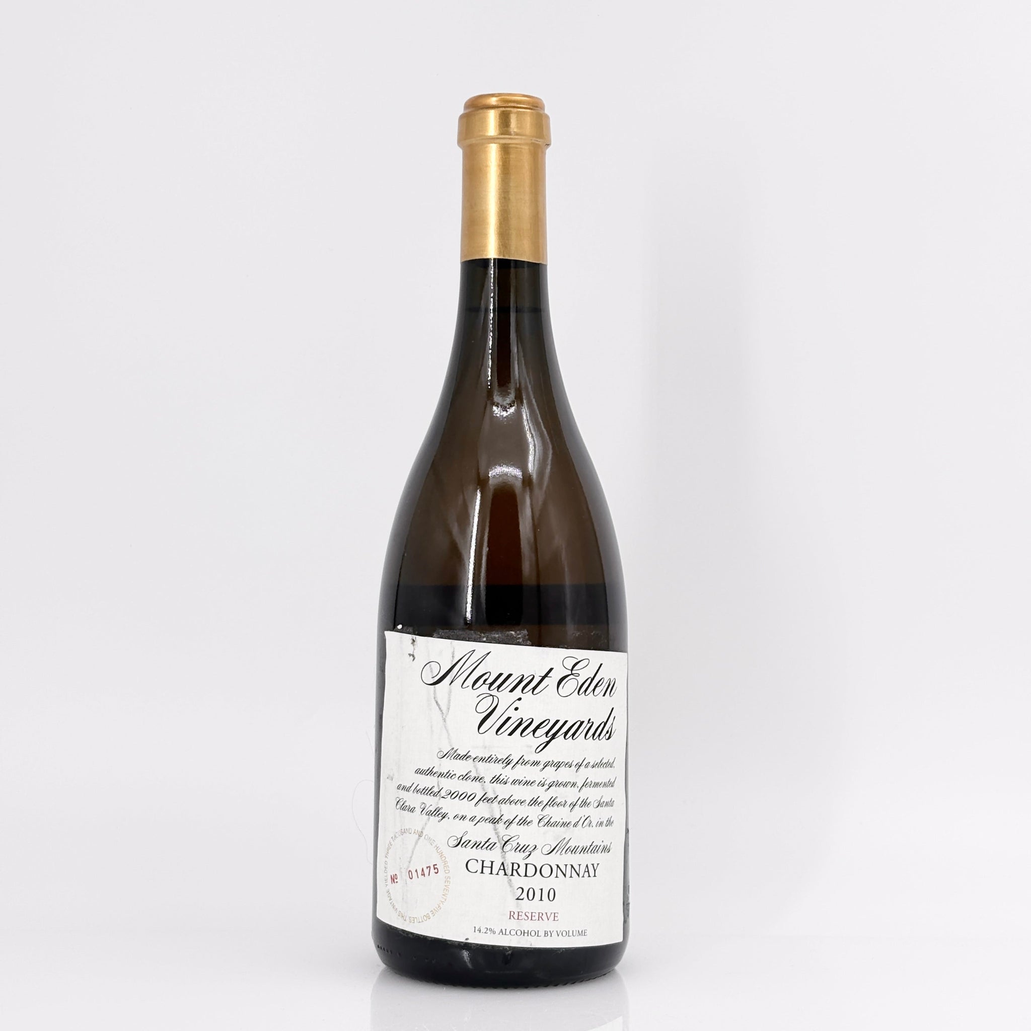 2010 Mount Eden Vineyards Chardonnay Santa Cruz Mountains, USA (Lot 1)