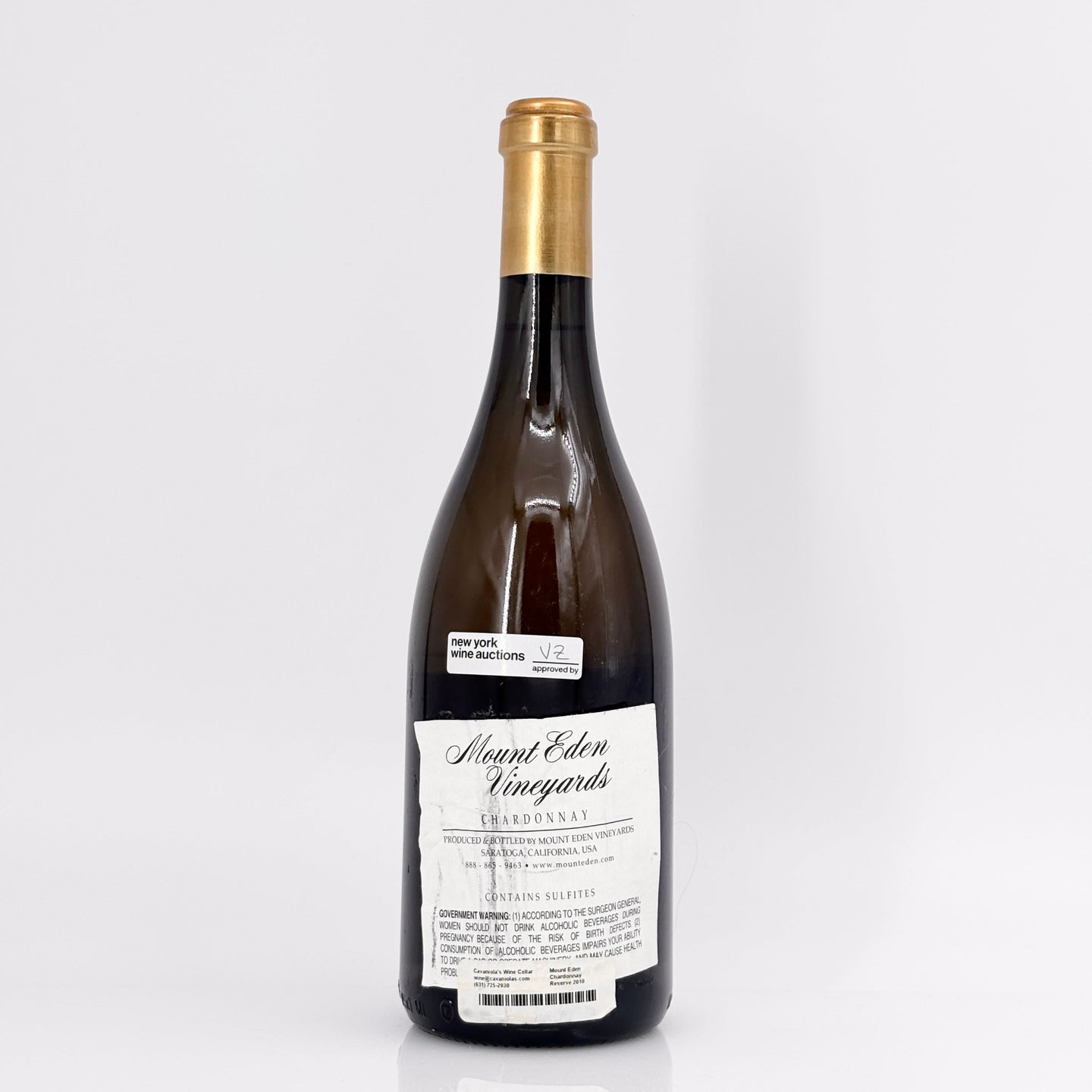 2010 Mount Eden Vineyards Chardonnay Santa Cruz Mountains, USA (Lot 1)