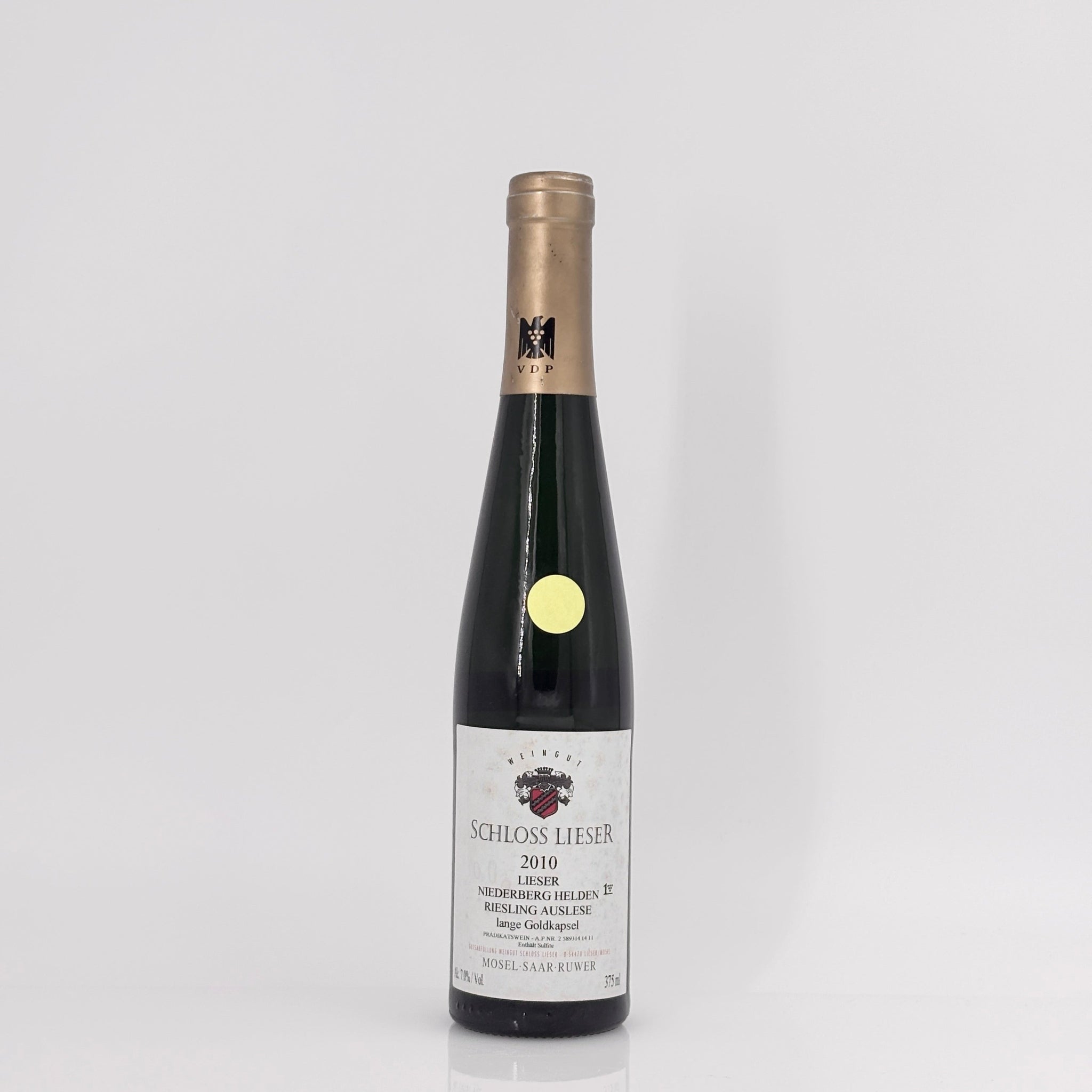 2010 Schloss Lieser-Thomas Haag Lieserer Niederberg Helden Riesling Auslese Lange Goldkapsel, Mosel, Germany 375ml