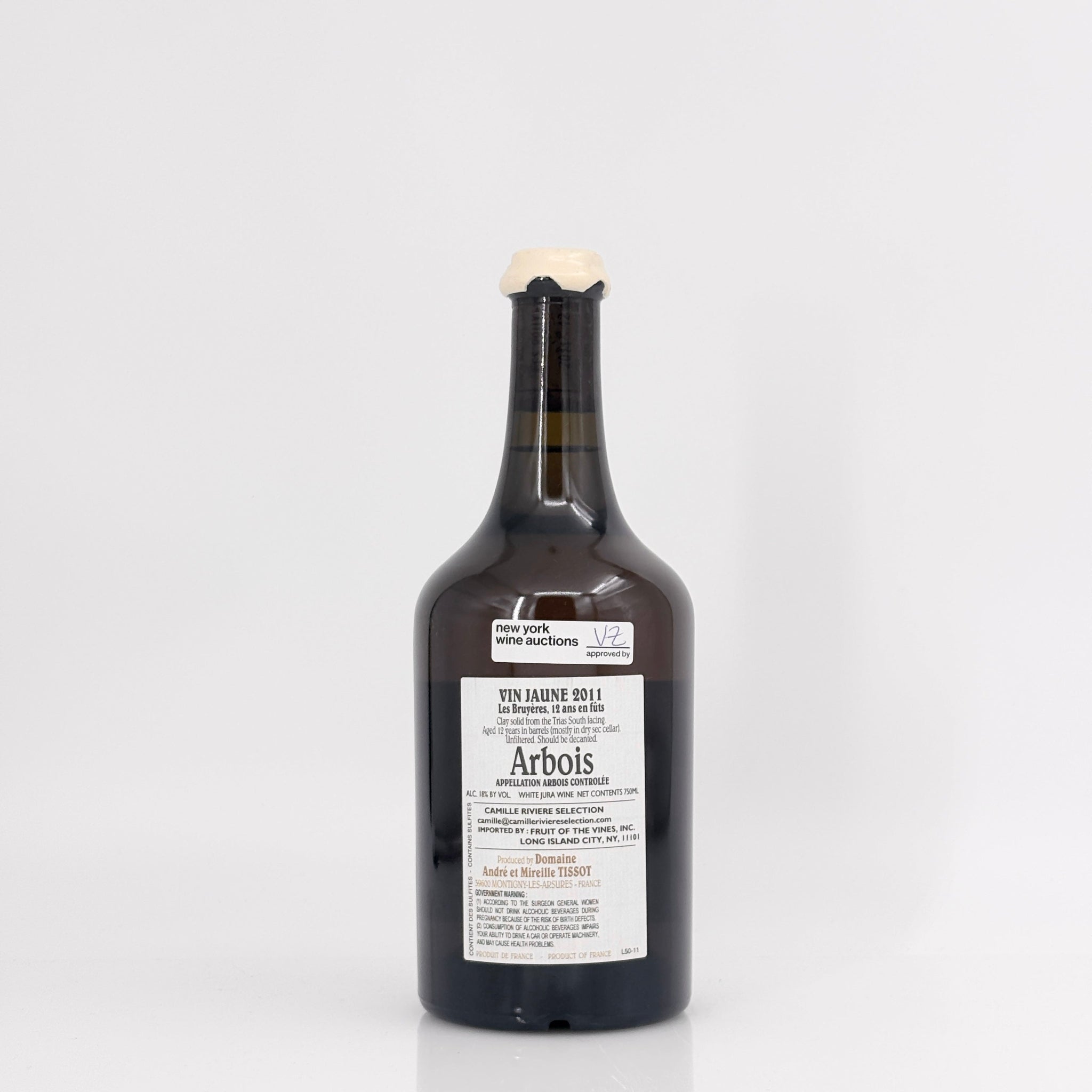 2011 Benedicte & Stephane Tissot Arbois 'Les Bruyeres' Vin Jaune Jura, France