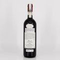 Wine bottle with a visible label on a white background