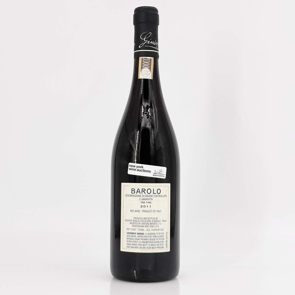 2011 Giuseppe Rinaldi, 'Tre Tine' Barolo DOCG, Piedmont, Italy