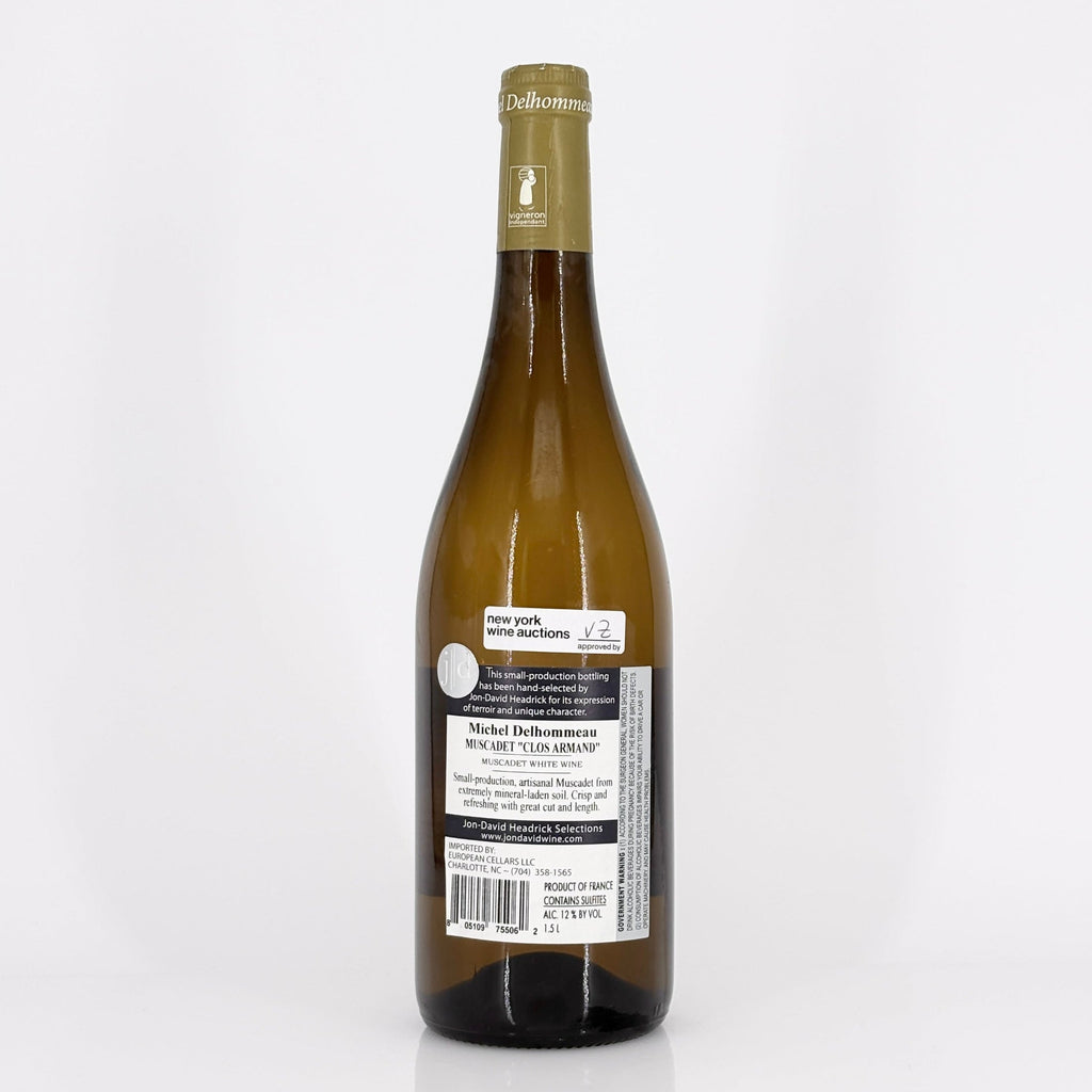 Bottle of wine on a white background