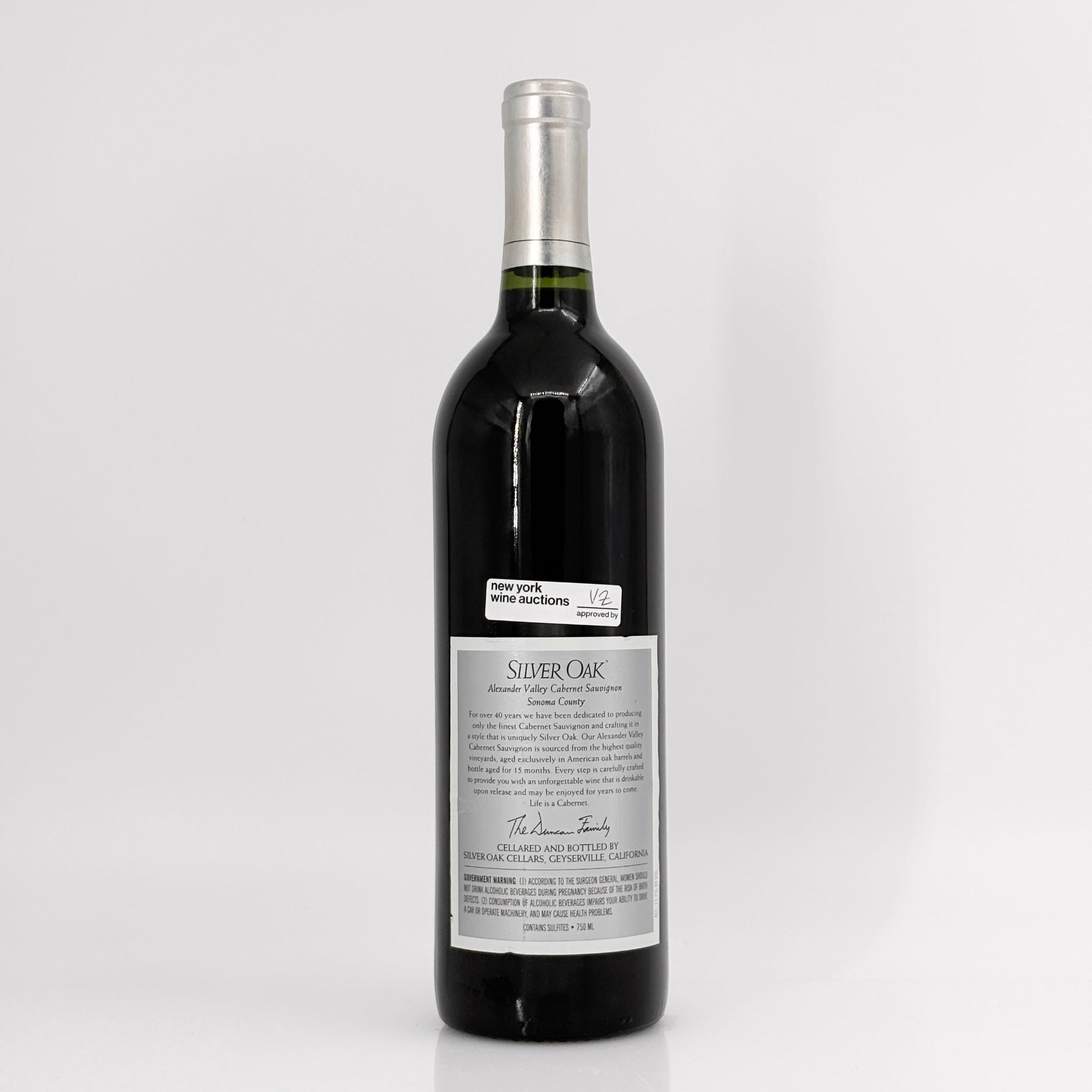 2011 Silver Oak Cellars Alexander Valley Cabernet Sauvignon California, USA