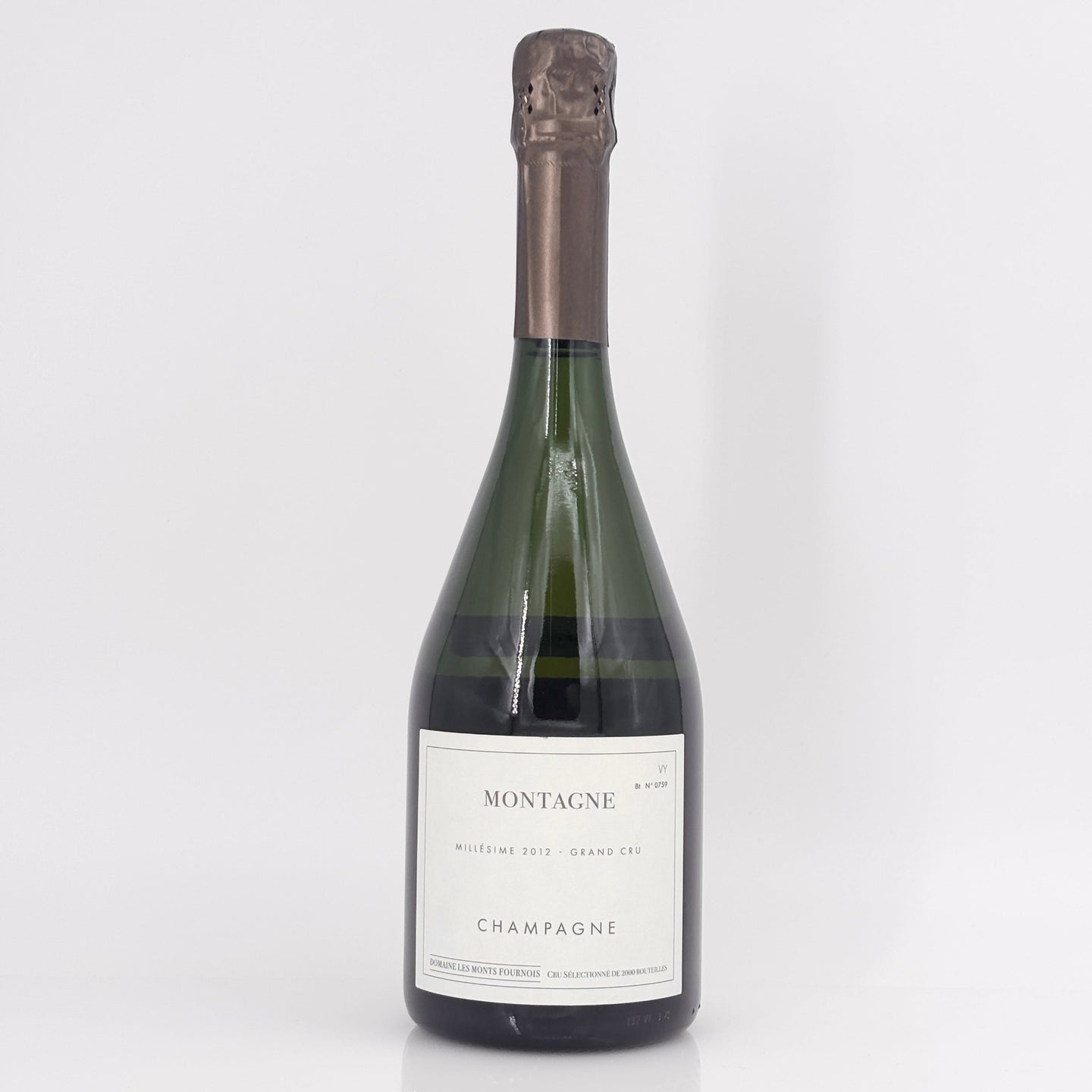 2012 Domaine Les Monts Fournois 'Montagne' Mailley Grand Cru Millesime, Champagne, France