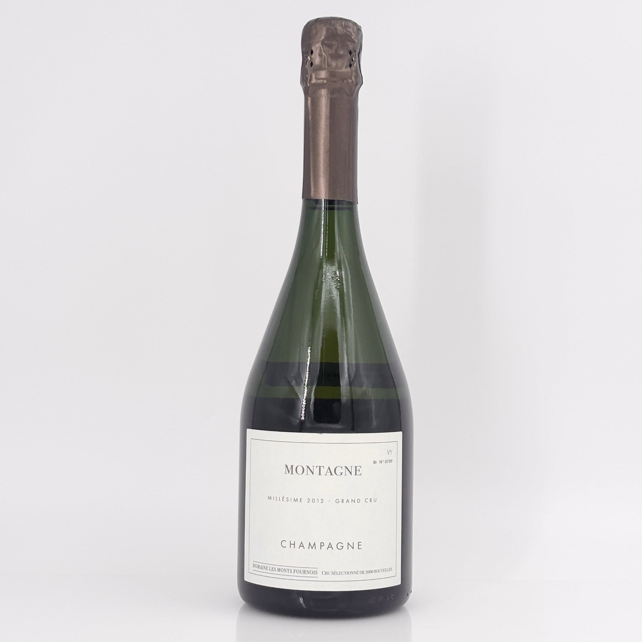 2012 Domaine Les Monts Fournois 'Montagne' Mailley Grand Cru Millesime, Champagne, France