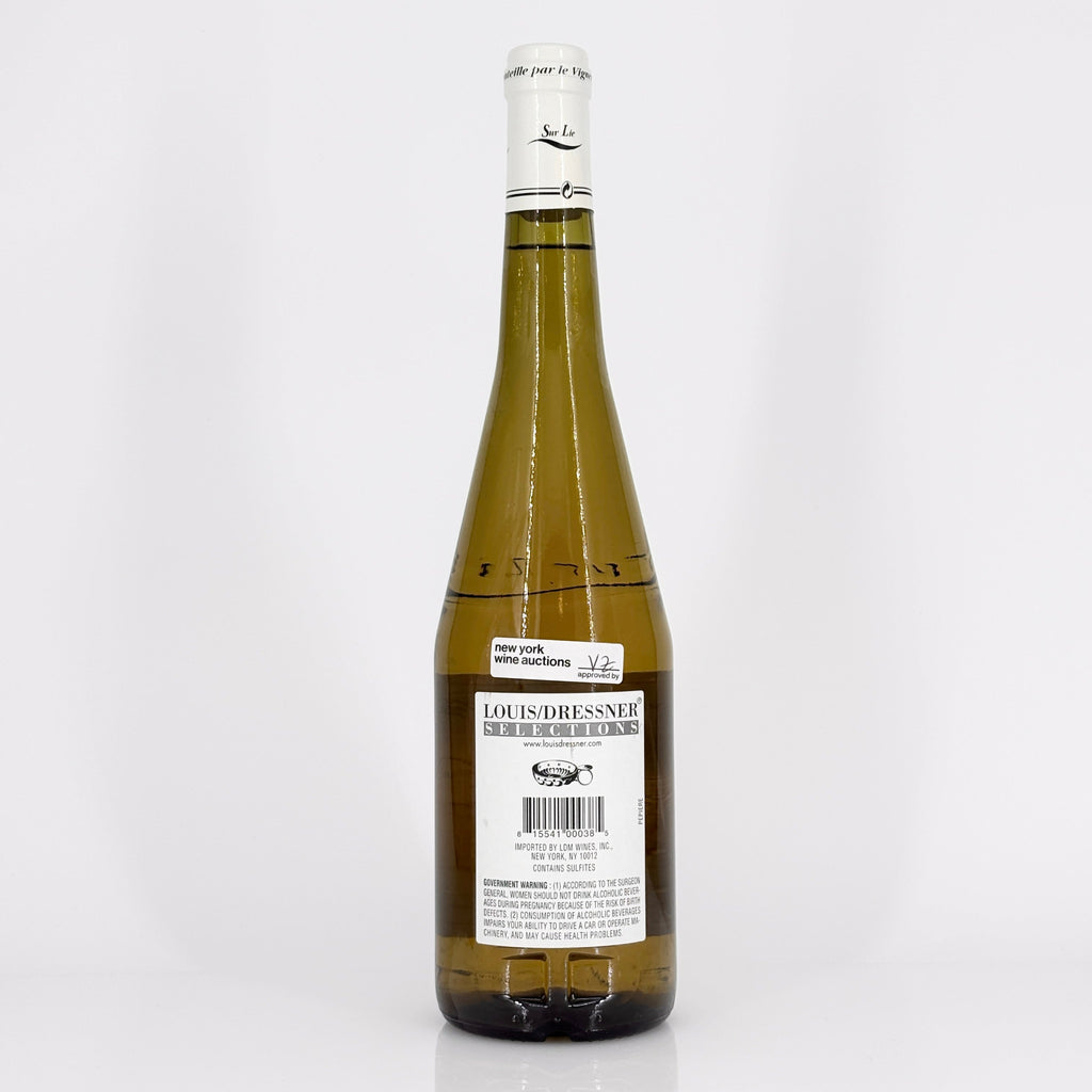Bottle of wine on a white background