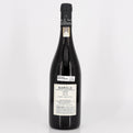 Wine bottle with label on a white background