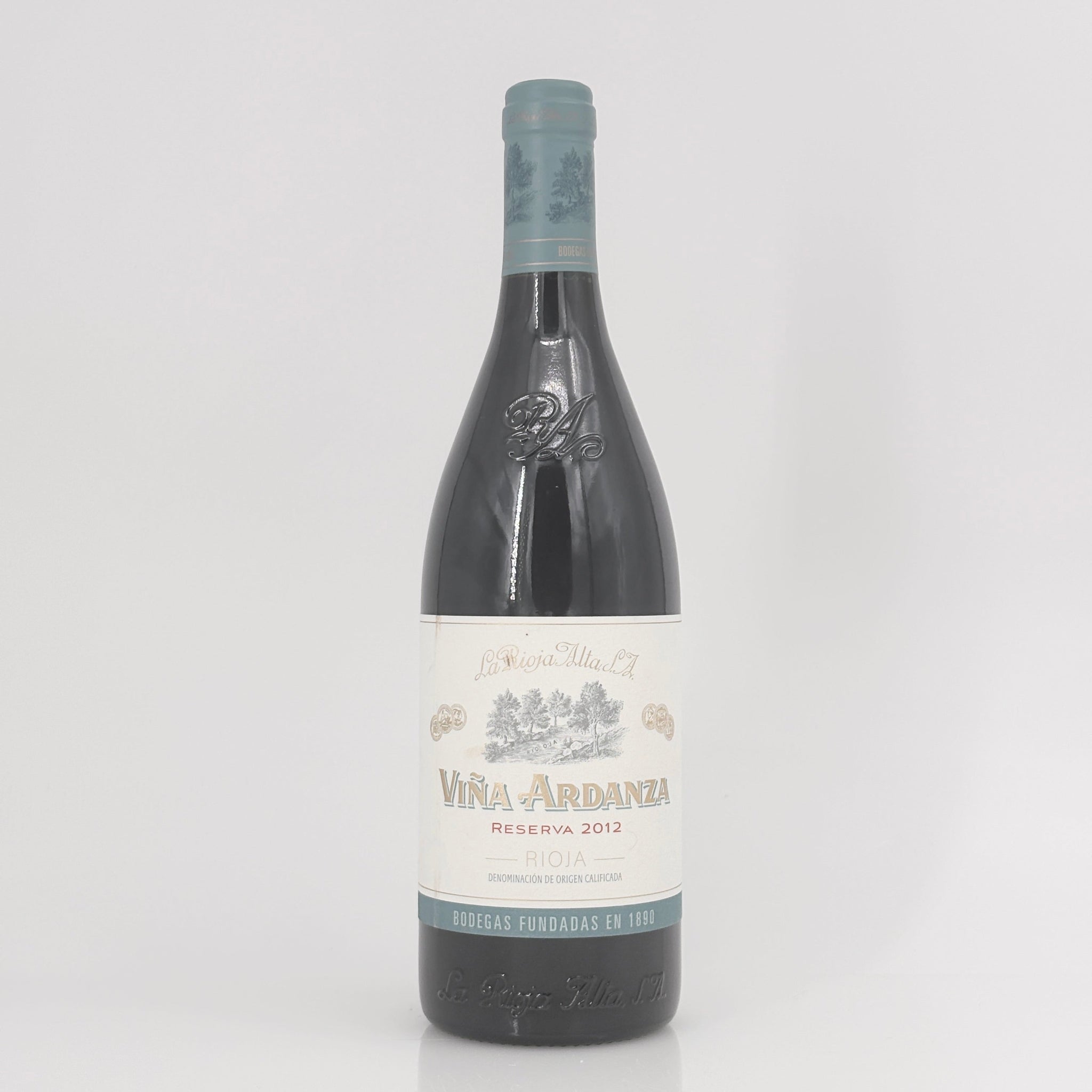 2012 La Rioja Alta S.A. Vina Ardanza Reserva, Rioja DOCa, Spain